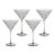 Malden Optic Martini Glasses - Smoke, Set of 4 For Sale - Image 4 of 4