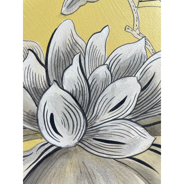 Allison Cosmos “Macaw of the Wild” Scarlet Macaw Parrot Painting For Sale - Image 4 of 4