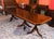 Vintage Mahogany 3-Pillar Dining Table and Chairs, 20th Century, Set of 15 For Sale - Image 4 of 18
