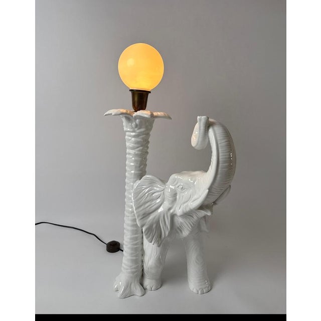 Gold The White Elephant Table or Floor Lamp, Italy, 1970s For Sale - Image 8 of 18