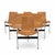 T-Chairs by Katavolos, Kelley and Littell for ICF De Padova, 1960, Set of 6 For Sale - Image 4 of 11