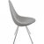 Arne Jacobsen Drop chair upholstered in original grey Grace leather. The chair is from 2015 and appears in good condition...