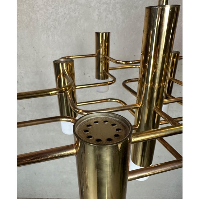 Vintage Boulanger Chandelier by Gaetano Sciolari for Boulanger, 1970s For Sale - Image 6 of 10