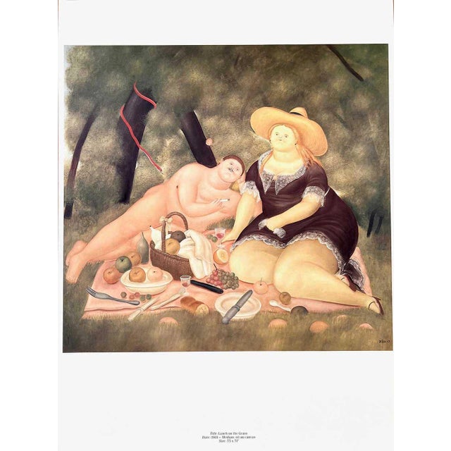Title: Lunch On The Grass Artist: Fernando Botero Country: Colombia Medium: Offset – Quadrichromie 28 Marks: Not signed,...