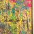 Vibrant Modern Abstract Drip Painting - Framed - Signed For Sale - Image 4 of 11