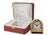 18CT Gold Plated Cased Romane Pendulette Quartz Alarm Clock by Cartier, Paris, 1980s For Sale - Image 13 of 13