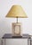 Metal Mid-Century Modern Art Deco Italian Geometric Marble Table Lamp, 1980s For Sale - Image 7 of 18