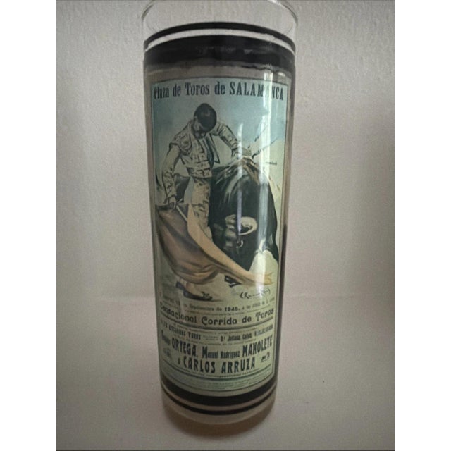 Stunning Set Of 4 Vintage Bullfighting Cocktail Glasses From Spain - Set 2 For Sale In Milwaukee - Image 6 of 6