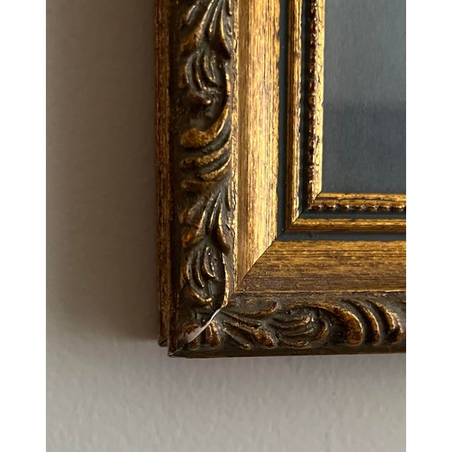 1970s Framed Prints of Virginia Woodlawn Plantation & Mount Vernon Etchings by Acclaimed Architectural Portraitist, Bulent Atalay For Sale - Image 12 of 12