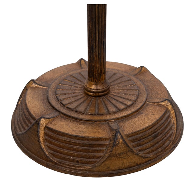 Brown Art Deco Floor Lamp, France, 1970 For Sale - Image 8 of 12