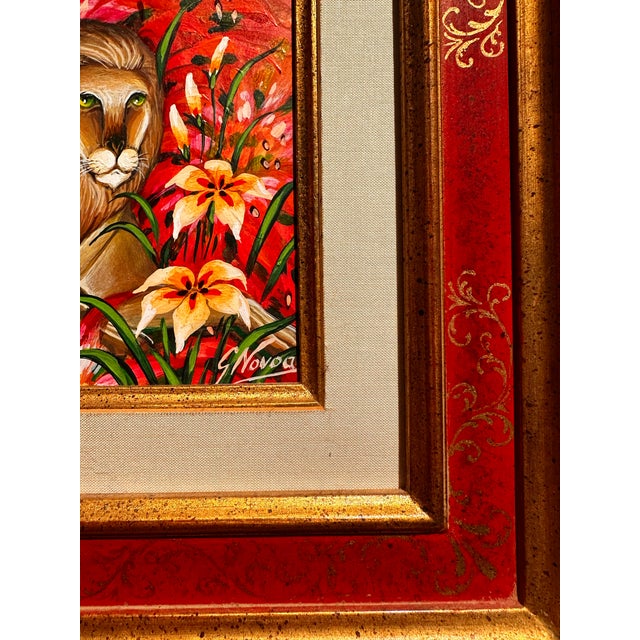 Surrealism Stunning Painting by Gustavo Novoa, Titled Simply: “His”. For Sale - Image 3 of 12