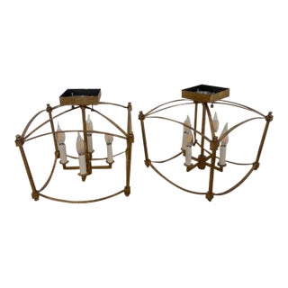 Visual Comfort Thayer Flush Mount - a Pair For Sale