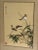 Pair of Chinese bird-and-flower paintings, ink and color on silk. One depicts sparrows perched among bamboo; the other,...