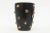 Metal Vintage Italian Alvino Bagni for Bitossi Black Ceramic Bowl and Vase With Gold Plated Studs, 1960's For Sale - Image 7 of 12