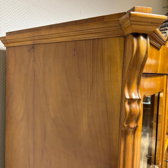 Antique Display Cabinet in Cherry, 1830s For Sale - Image 11 of 13