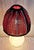 1970s Vintage Table Lamp with Relief Glass Base and Sequin Shade from Lamplove, 1970s For Sale - Image 5 of 12
