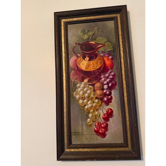 20th Century French Still Life Oil Painting by Henry Le Monnier For Sale - Image 9 of 13