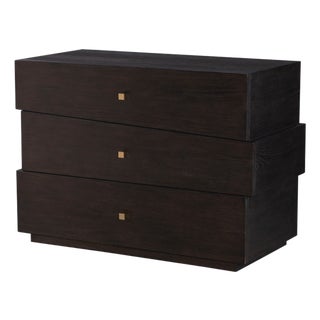 Century Furniture Cadence Three Drawer Chest - Mocha For Sale
