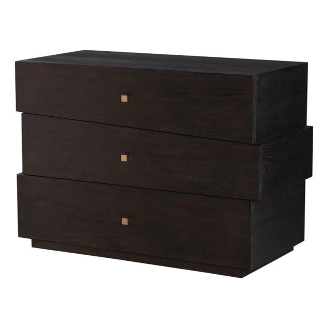 Century Furniture Cadence Three Drawer Chest - Mocha For Sale