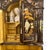 Bookcase with Secretaire in Dark Brown Chinoiserie Lacquer For Sale - Image 16 of 18