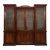 Ralph Lauren Noble Estate Mahogany Breakfront Bookcase Cabinet For Sale