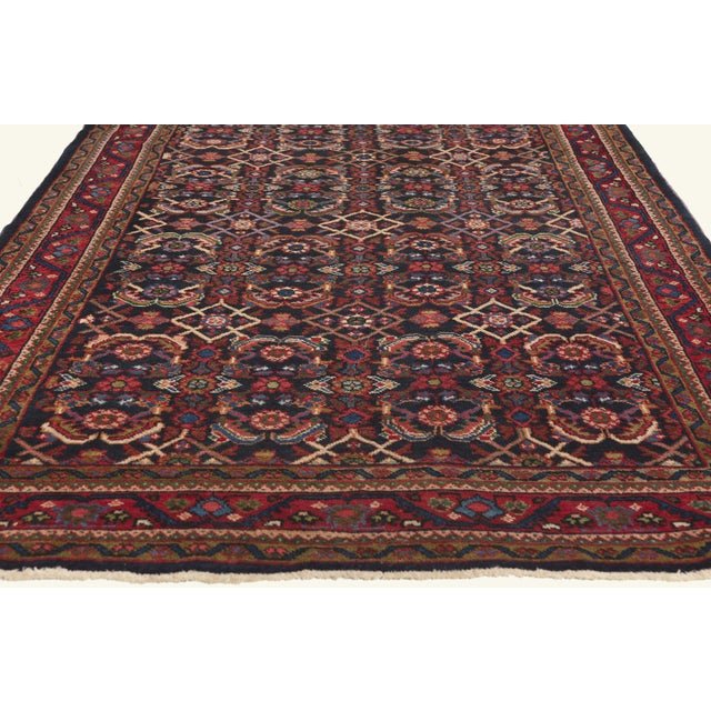 Antique Persian Mahal Rug, 04'07 X 11'00 For Sale - Image 4 of 10