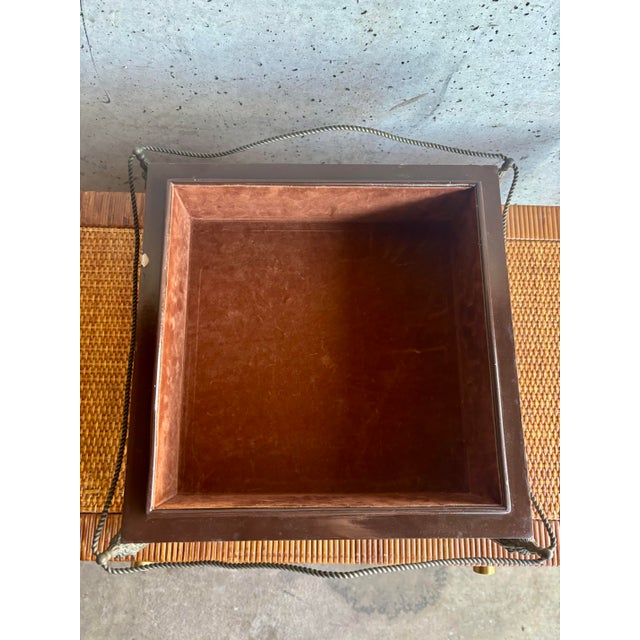 Vintage Maitland-Smith Penshell Decorative Box With Rope Tassel Base For Sale In Miami - Image 6 of 10