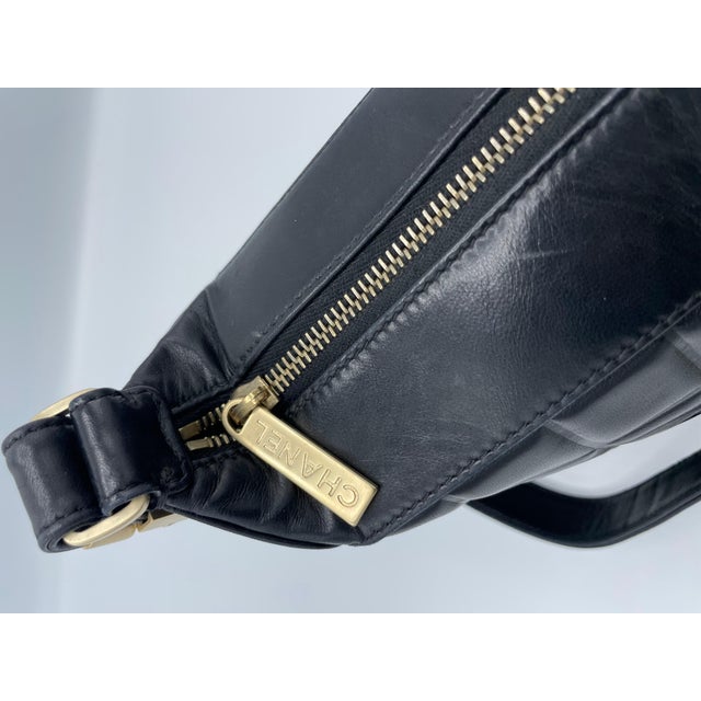 Chanel Chocolate Bar Cc Quilted Leather For Sale - Image 10 of 12