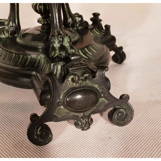 Antique Patinated Tazza, 1873 For Sale - Image 11 of 15