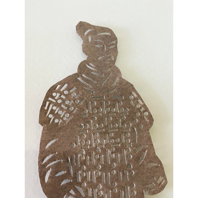 1960s Mid-Century Modern Chinoiserie Die Cut Framed Art, 1960s For Sale - Image 5 of 5