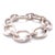 Contemporary Tiffany & Co. Sterling Silver Vintage Oval Link Bracelet 88g For Sale - Image 3 of 6