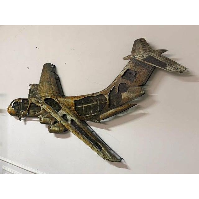 1970s Aeroplane Sculpture, 1970, Metal For Sale - Image 5 of 14