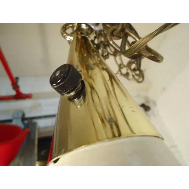 Mid-Century Modern Mid-Century Pottery Pendant For Sale - Image 3 of 6