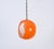 Orange Murano Glass Eclipse Pendant attributed to Carlo Nason for Mazzega, Italy, 1960s For Sale - Image 6 of 15