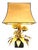 Floral Table Lamp from Maison Jansen, 1970s For Sale