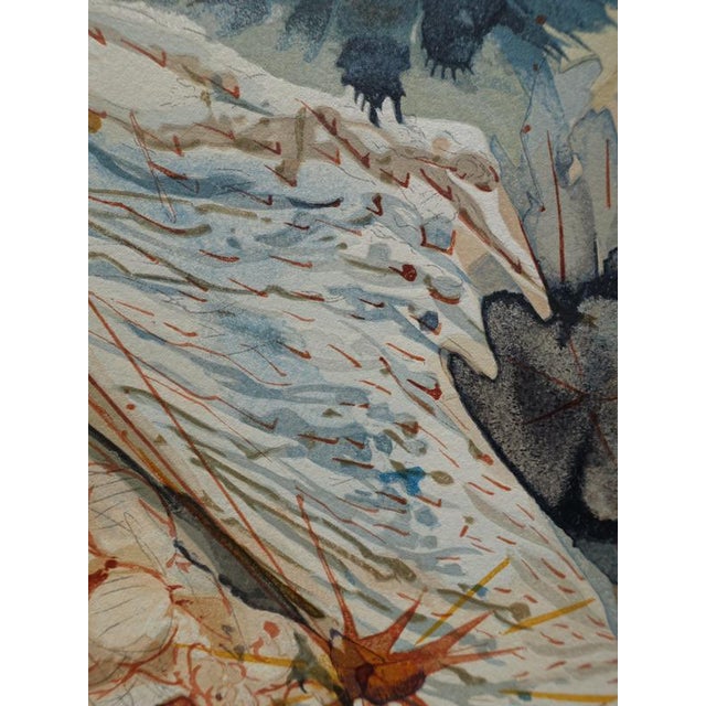 Salvador Dali, Two Troops of Lustful, Woodcut For Sale - Image 5 of 7