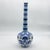 2020s Handmade Ceramic Long-Neck Vase (25cm) – Classic Blue & White Floral Art – Iznik Decor For Sale - Image 5 of 7