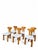 Scandinavian Pine Dining Chairs, 1970s, Set of 6 For Sale - Image 4 of 10