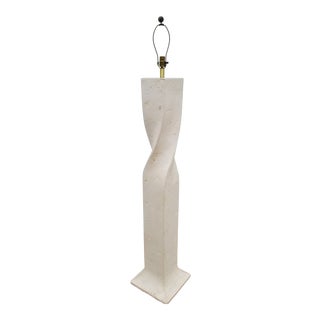 1970s Tall Michael Taylor Plaster Floor Lamp For Sale