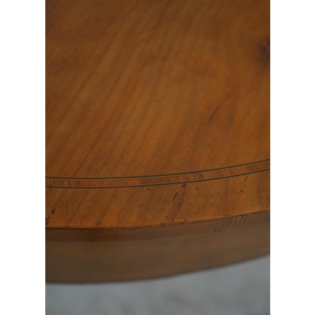 1960s English Satinwood Adams Style 1 Drawer Console Table For Sale - Image 12 of 16