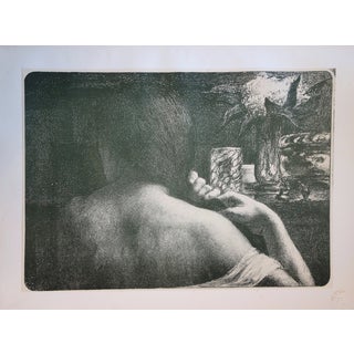 Jules Flandrin, The Hair, Original Lithograph, 1897 For Sale