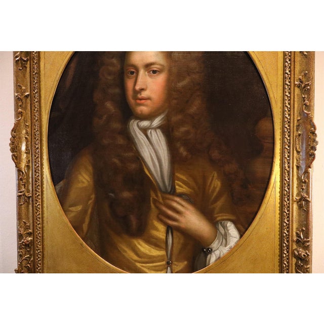 Workshop of Godfrey Kneller, Portrait of William Congreve, 1720, Oil on Canvas For Sale - Image 7 of 14