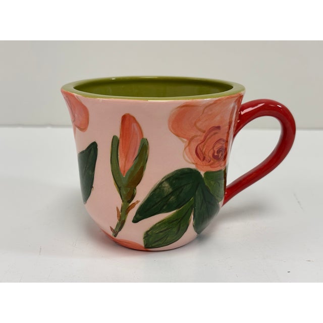 Vintage Droll Designs Hand Painted Ceramic Teacups - Set of 3 For Sale - Image 10 of 14