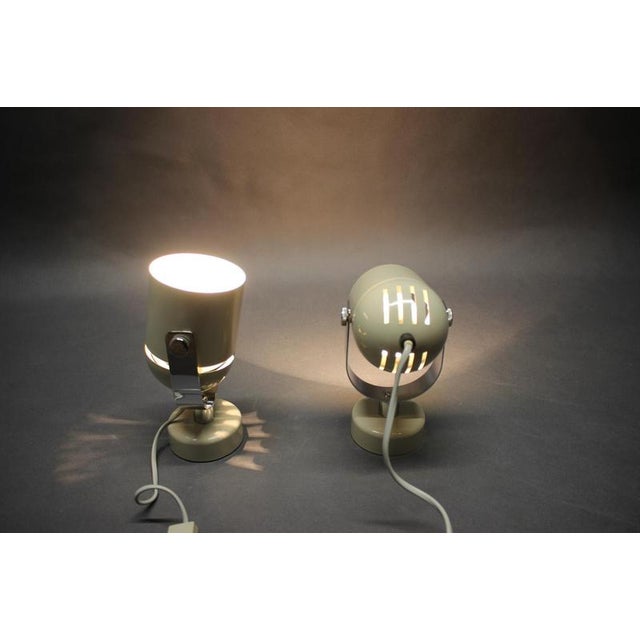Mid-Century Wall Lamps by Stanislav Indra, Former Czechoslovakia, 1970s, Set of 2 For Sale - Image 11 of 12