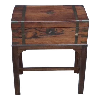 19th Century George III Rosewood Lap Desk on Stand, Circa 1810s For Sale