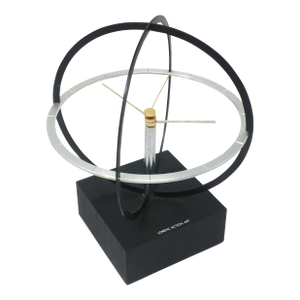 Vintage 1980s Lorenz Action Art Table/Wall Clock