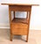 Wood Early 19th Century Primitive Washstand Commode Side Table For Sale - Image 7 of 14