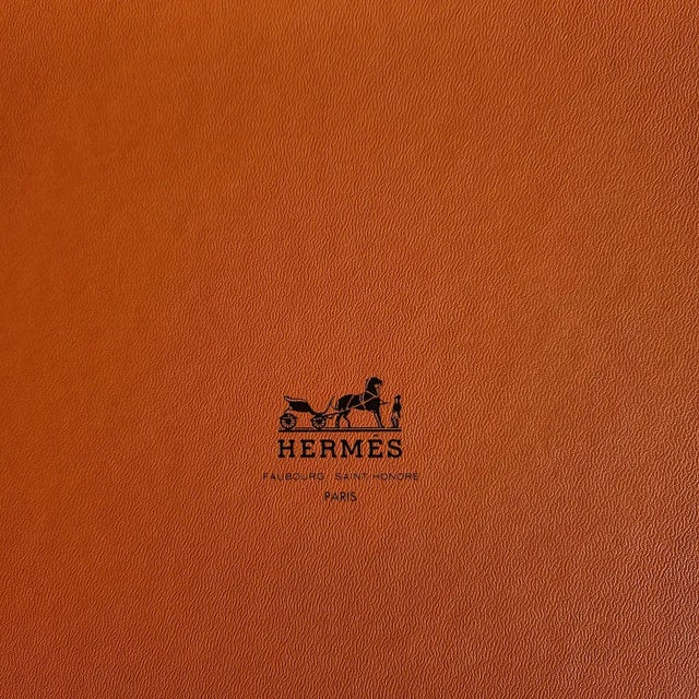 Vintage Hermès Silk Scarf in Original Box made in France Hermès Silk Scarf Hilton McConnico Souvenirs de Paris 35 inches...