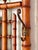 Antique, 19th-century French Victorian hall stand with faux bamboo painted finish. It features a Chinese...