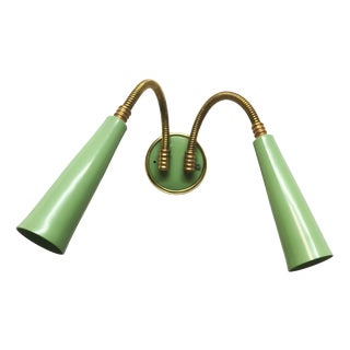 Sputnik Two-Light Wall Lamp with Adjustable Arms, 1960s For Sale